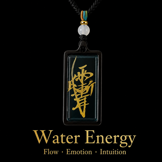 Water energy Agate Pendant