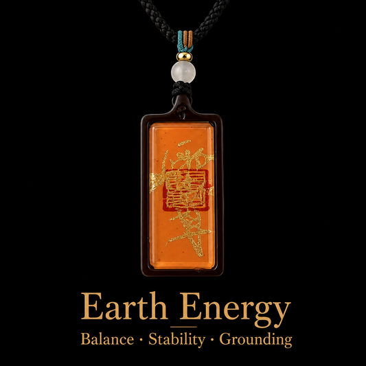 Earth energy Agate Pendant